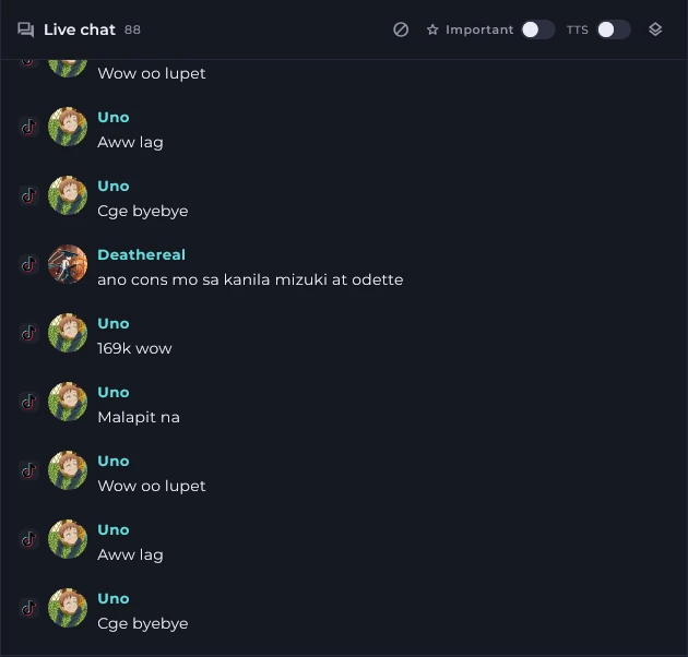 Unified chat in Hibiki